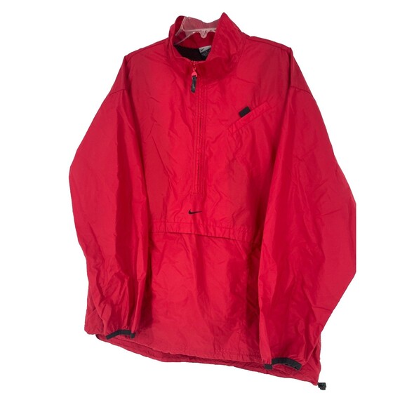 VTG Nike Anorak Windbreaker Jacket Center Swoosh Y2K Retro Cd Player Pocket - Picture 2 of 16